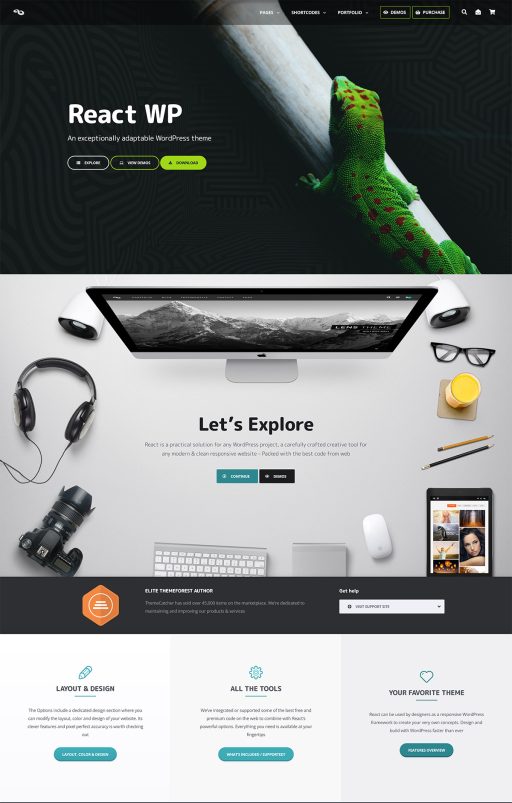 Demo hub – React – WordPress Multi-Concept Theme 2025